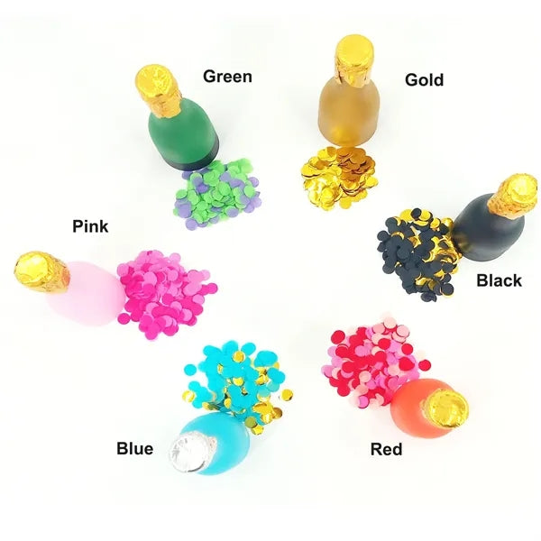 Color Bottle Shaped Confetti Cannon