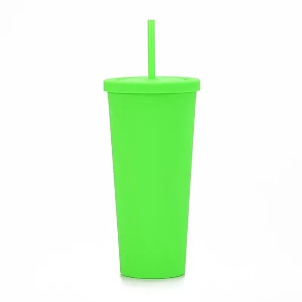 24oz Stadium Cup with Straw and Lid