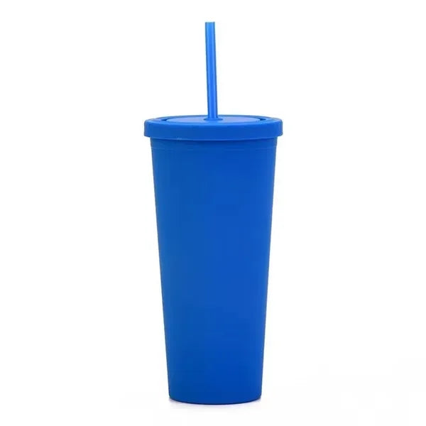 24oz Stadium Cup with Straw and Lid