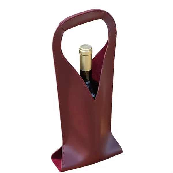 Single Bottle Wine Bag with Handle