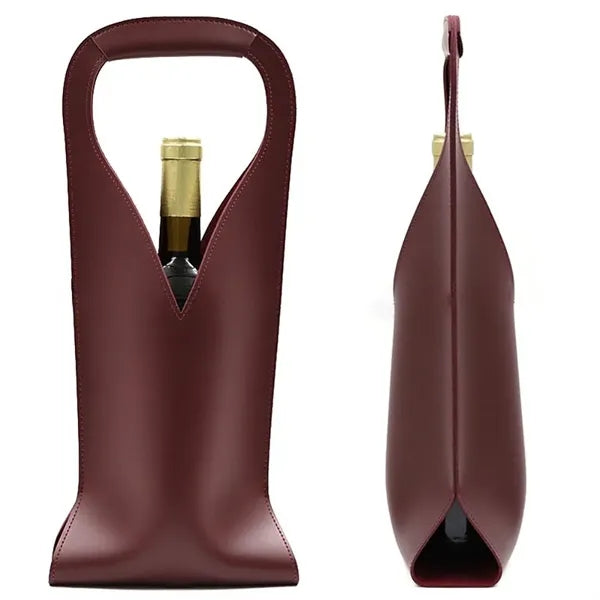 Single Bottle Wine Bag with Handle