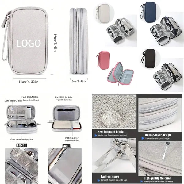 Electronics Pouch Bag for Cable
