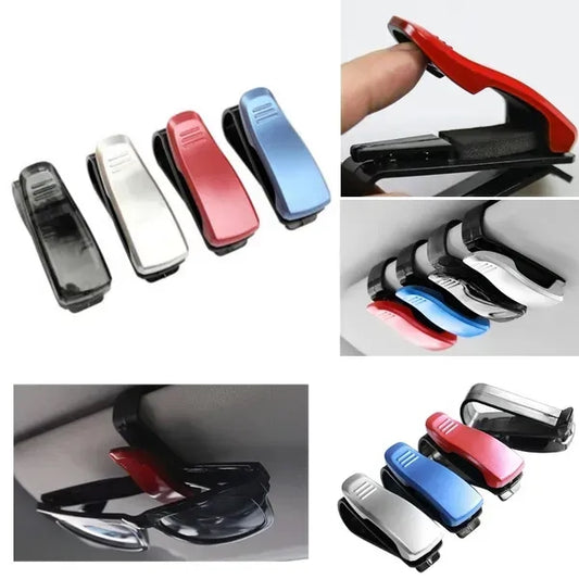 Auto Sun Car Visor Glasses Ticket Clip Holder