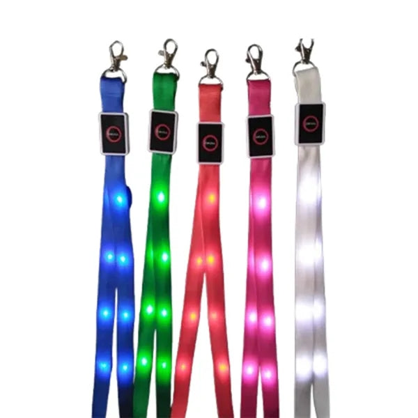LED Glowing Lanyard With Clip