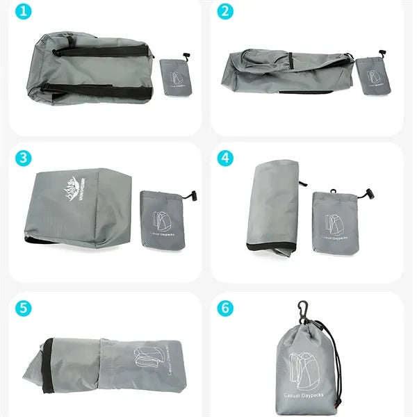 This lightweight backpack is made from high-quality tear and