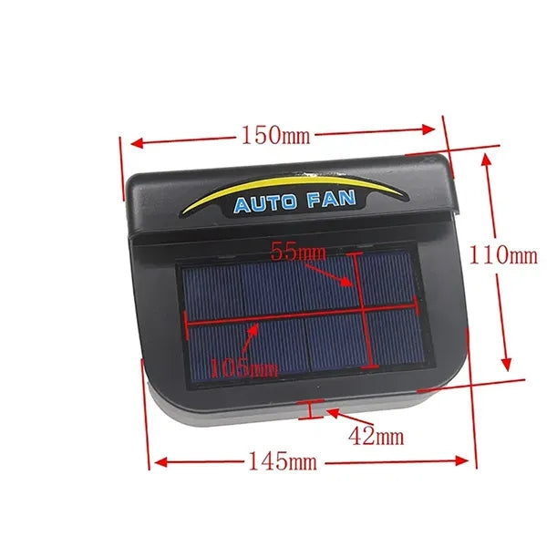 Solar Power Car Auto Air Vent Cool Fan