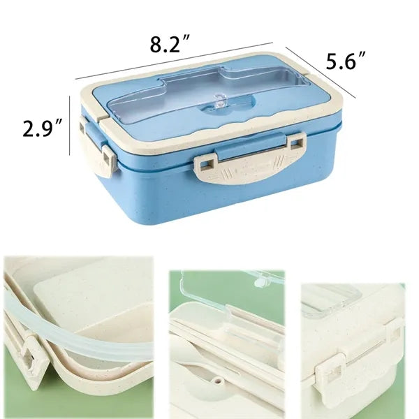 Plastic Microwave Wheat Straw Lunch Box