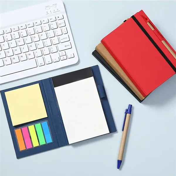 Sticky Notes Notebook With Pen