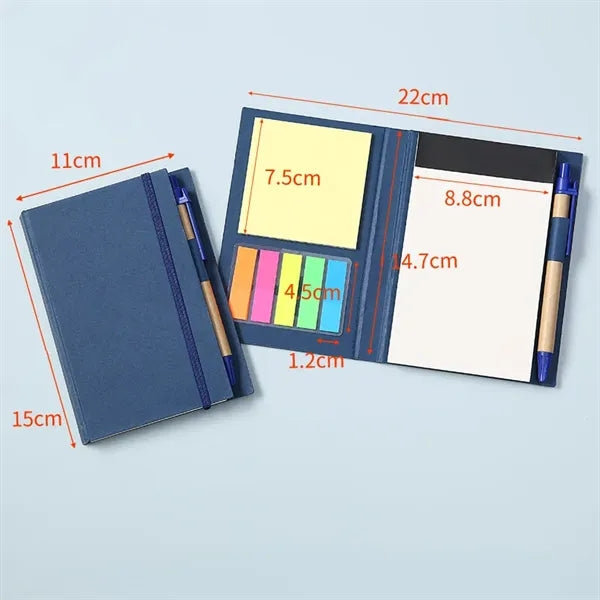 Sticky Notes Notebook With Pen