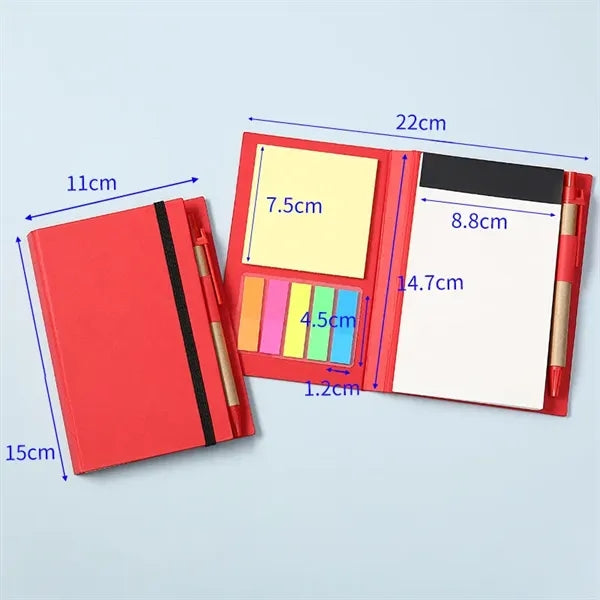 Sticky Notes Notebook With Pen