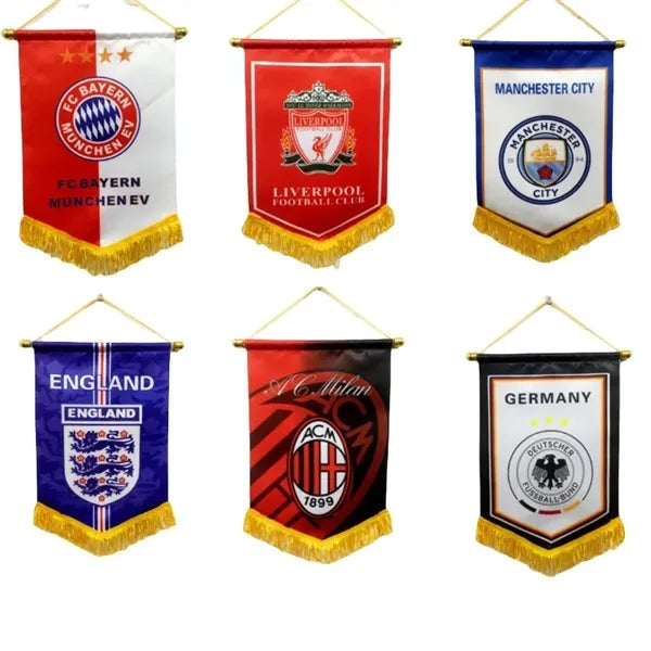 Soccer Club Hanging Flag