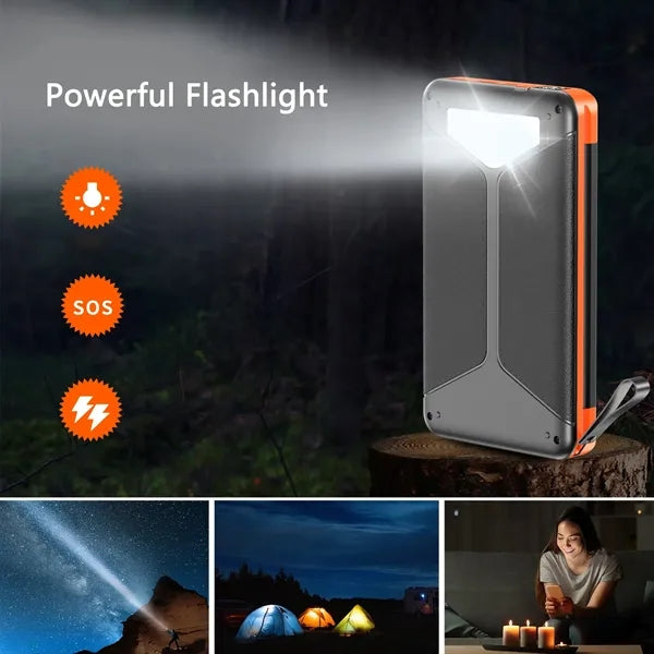 Folding Solar Panel Wireless Charging Power Bank
