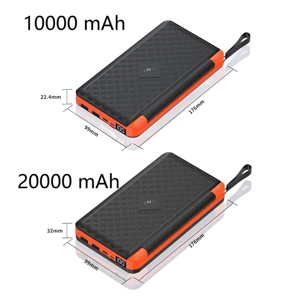 Folding Solar Panel Wireless Charging Power Bank