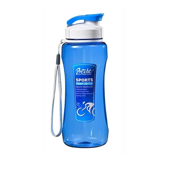 18 oz Plastic Water Bottle with Straw Lid