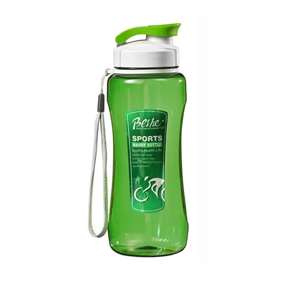 18 oz Plastic Water Bottle with Straw Lid
