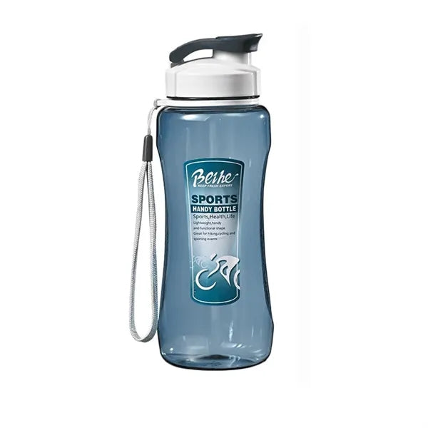 18 oz Plastic Water Bottle with Straw Lid