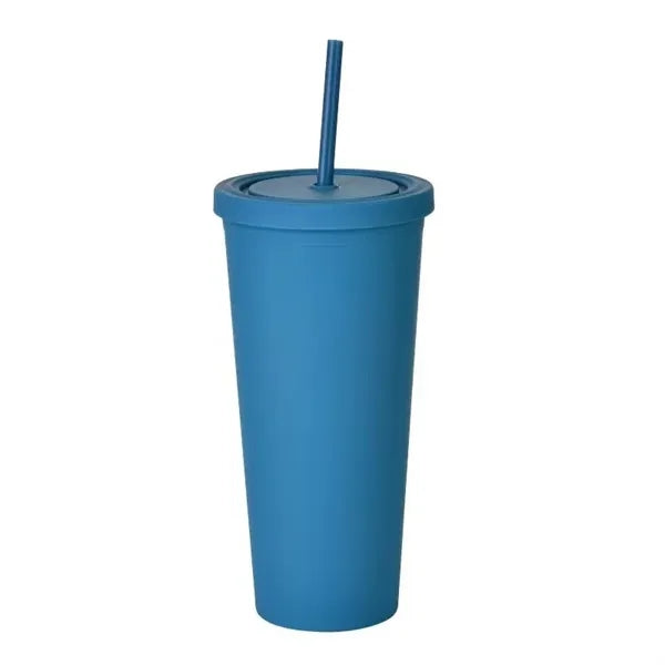 24oz Stadium Cup with Straw and Lid