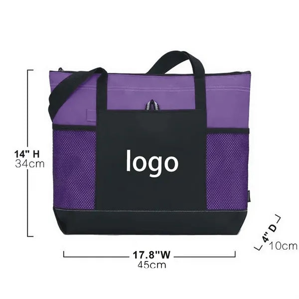 Large capacity sturdy mesh shoulder bag