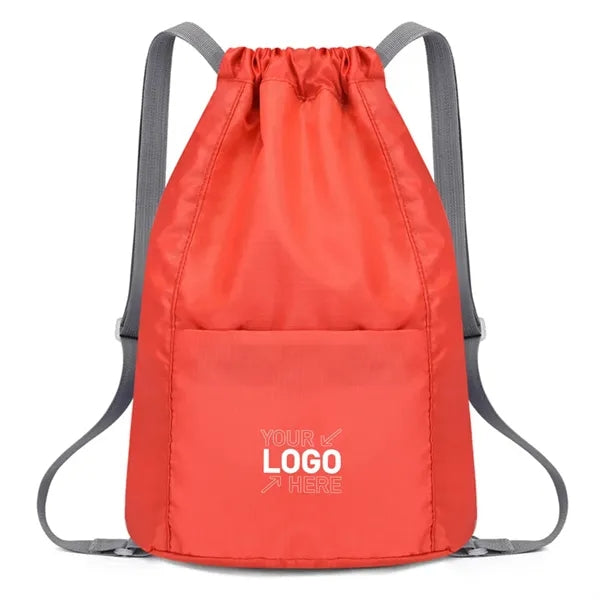 Multifunctional casual lightweight drawstring bag