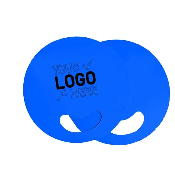 Round hollow handheld fan