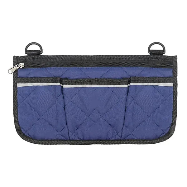 Wheelchair Armrest Side Storage Pocket With Reflective Strip