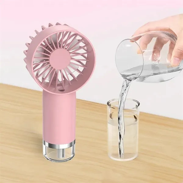 Portable Rechargeable Mini Handheld Spray Water Fan