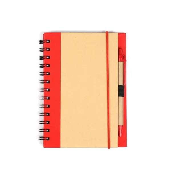 Eco Spiral Hardcover Notebook & Pen