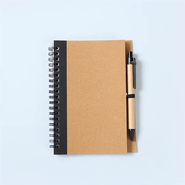 Eco Spiral Hardcover Notebook & Pen