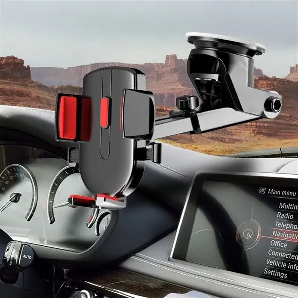 Car mobile phone navigation holder with suction cup