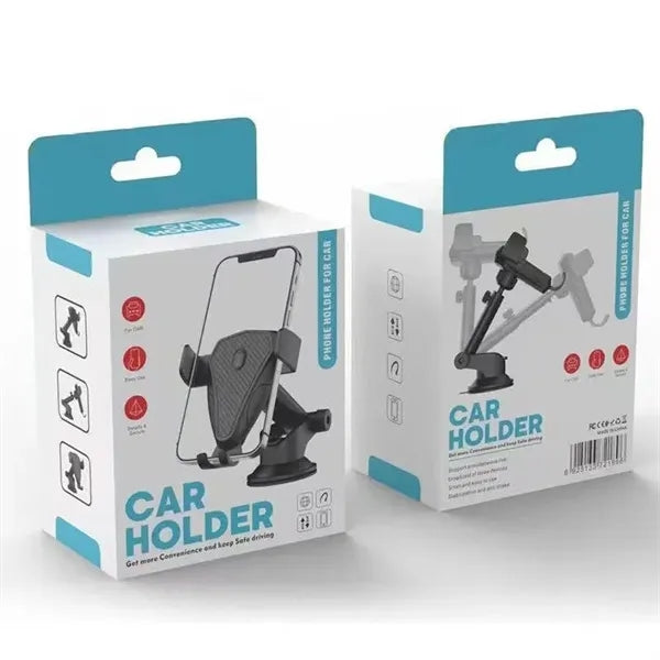 Car mobile phone navigation holder with suction cup