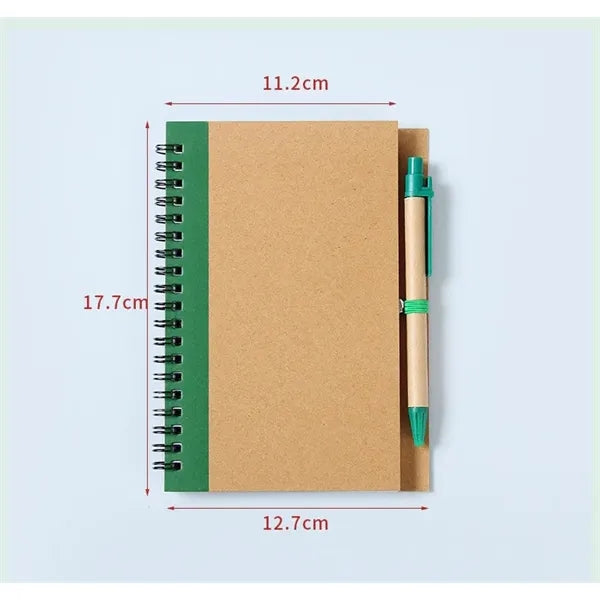 Eco Spiral Hardcover Notebook & Pen