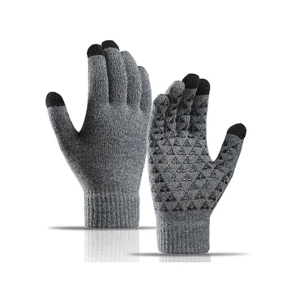 Unisex Antislip Touch Screen Winter Knit Glove