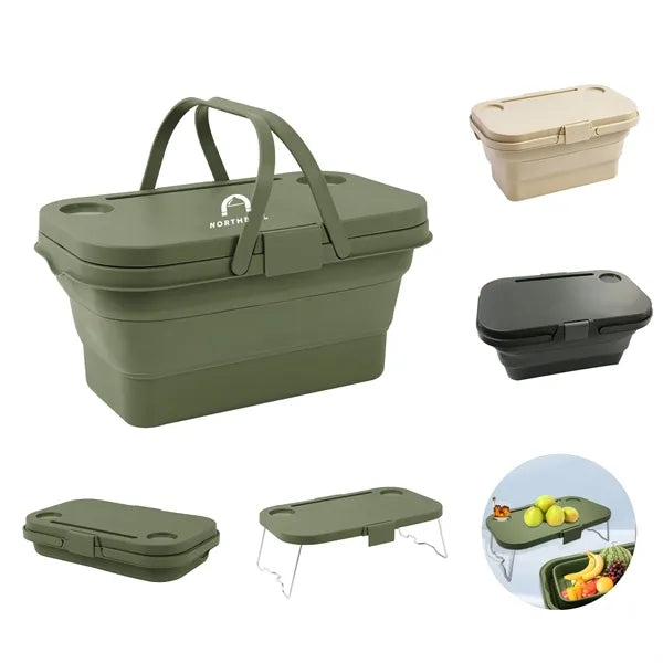 Multifunctional Folding Picnic Basket