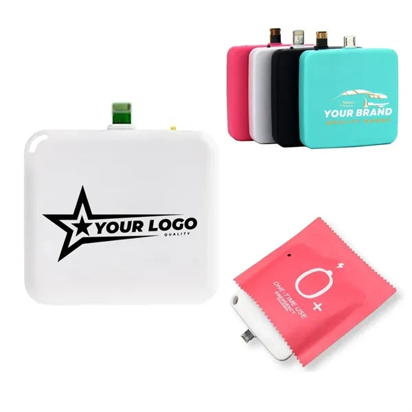 Portable Disposable Power Bank Charger 1,000mAh