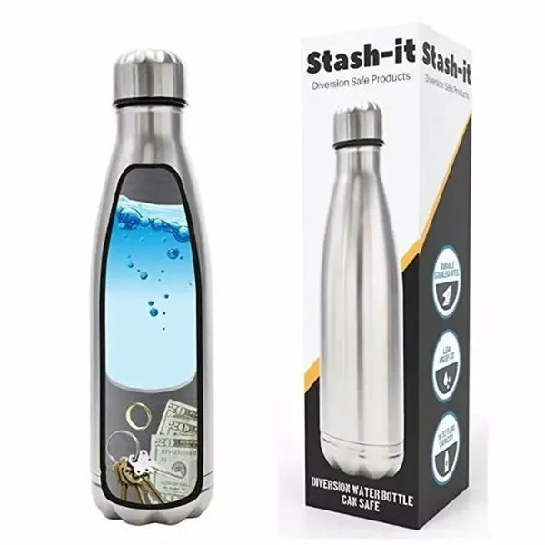 Storage Safe Hidden Bottom Stainless Steel Insulated Bottle