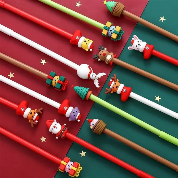 Christmas Gel Ink Pens Gifts for Kids School Supplies