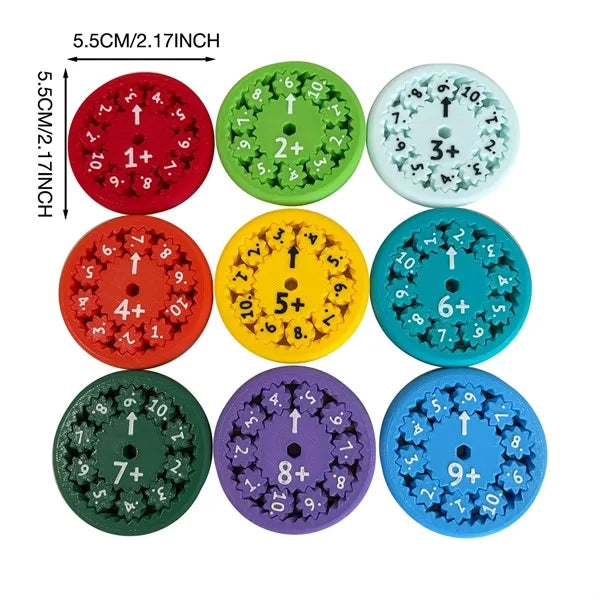 Math Fact Fidget Spinners Toy For Stress Relief