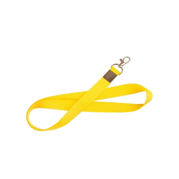 Polyester Colored Webbing ID Badge Lanyard