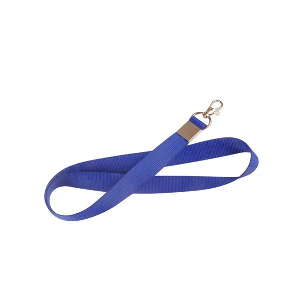 Polyester Colored Webbing ID Badge Lanyard