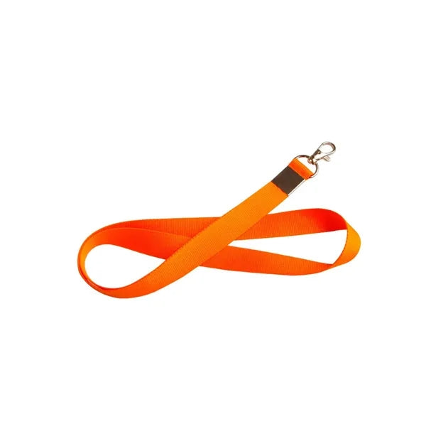 Polyester Colored Webbing ID Badge Lanyard