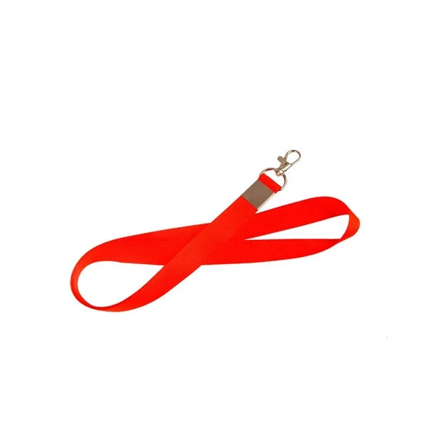 Polyester Colored Webbing ID Badge Lanyard