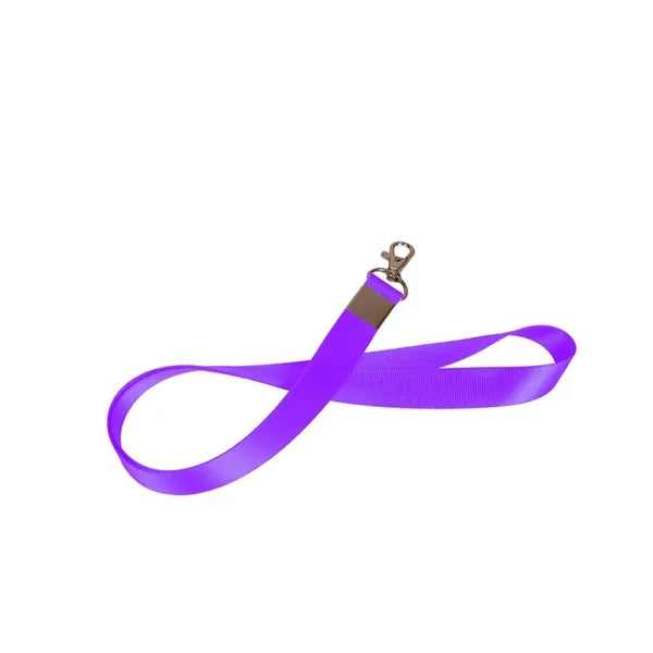 Polyester Colored Webbing ID Badge Lanyard