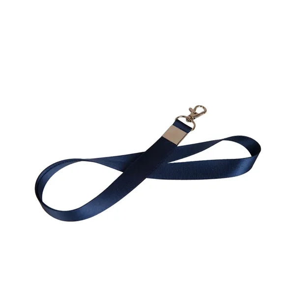 Polyester Colored Webbing ID Badge Lanyard