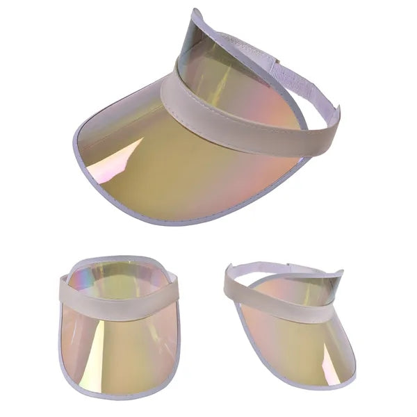 PVC Colored Sun Visor Hat