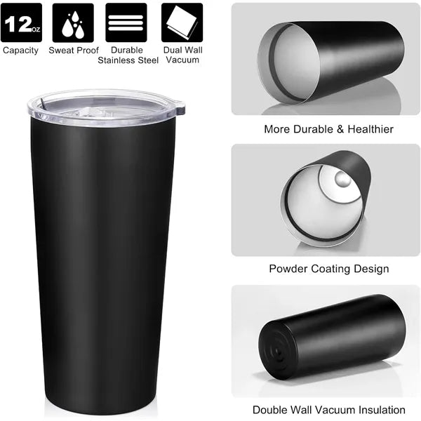 20oz Stainless Steel Insulated Tumbler with Lid and Straw