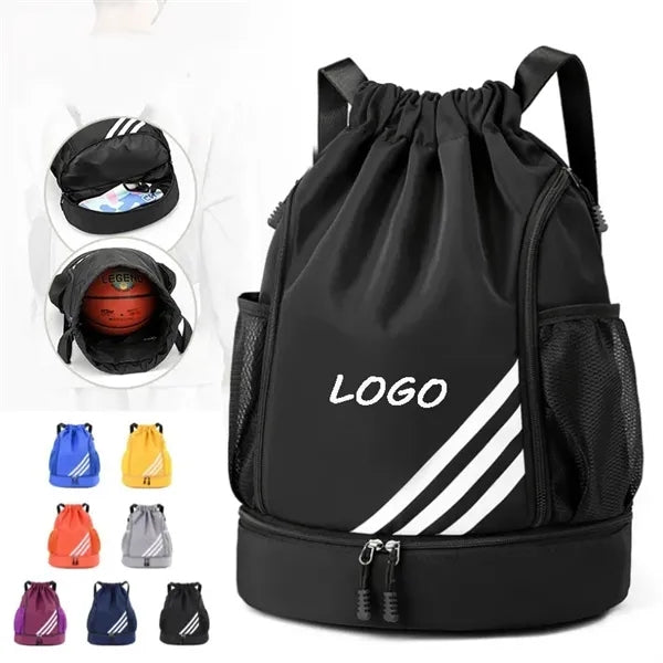 Drawstring Soccer Backpack