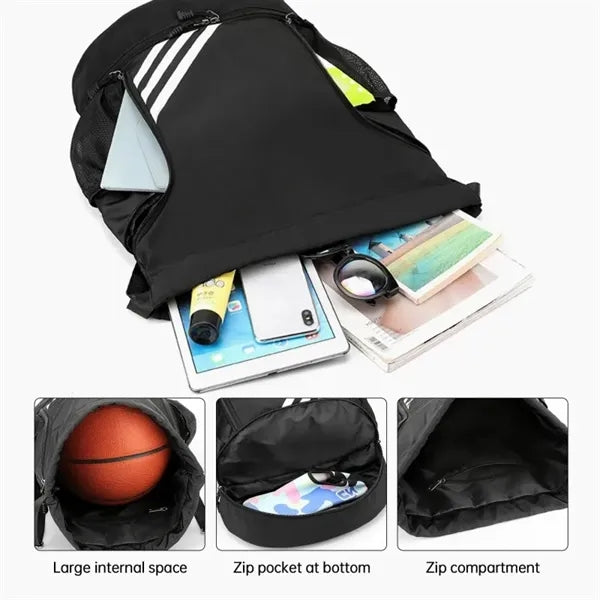 Drawstring Soccer Backpack