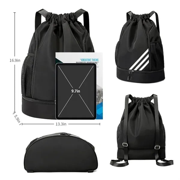 Drawstring Soccer Backpack