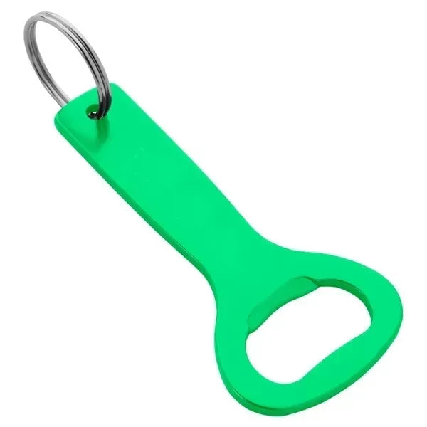 Flat Top Bottle Opener Keychain