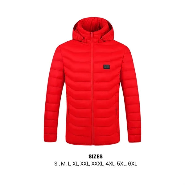 Winter USB Heating Cotton-Padded Jacket